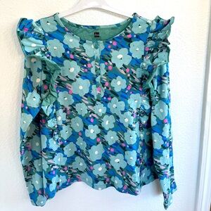 Tea Collection Ruffle Shoulder Top